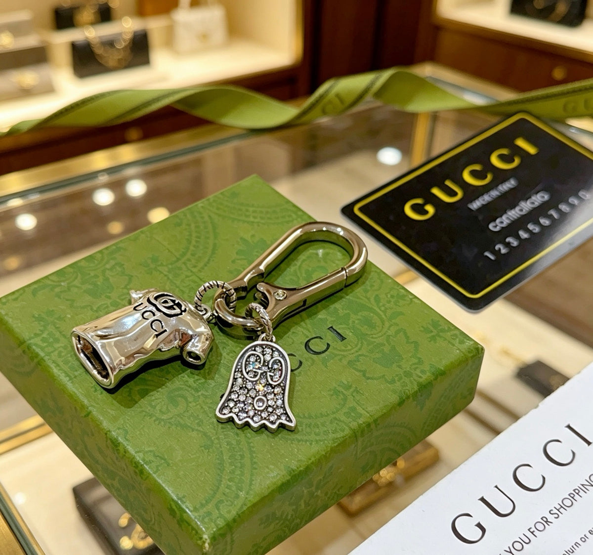 Gucci Anger Forest Interlocking G Key Keychain - album image 6
