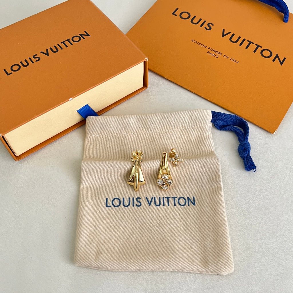 Louis Vuitton Gold-Tone LV Pendant Necklace - album image 5