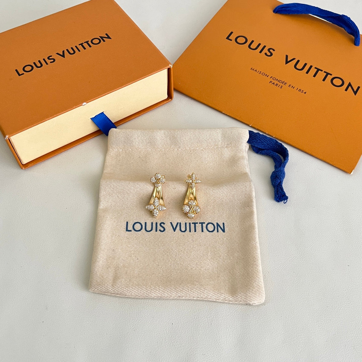 Louis Vuitton Gold-Tone LV Pendant Necklace - album image 1