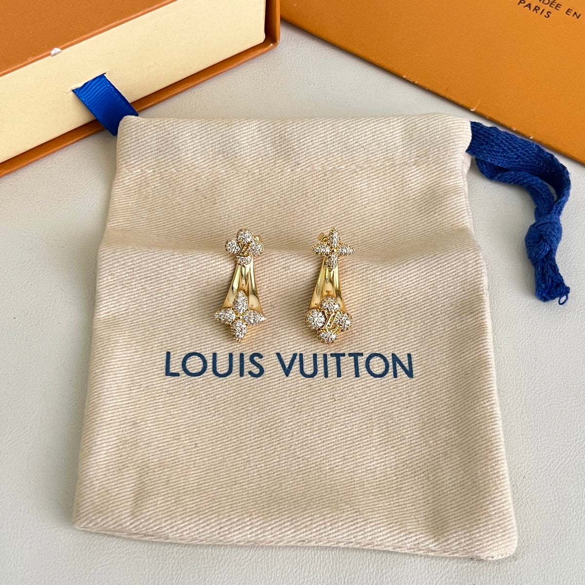 Louis Vuitton Gold-Tone LV Pendant Necklace - album image 2