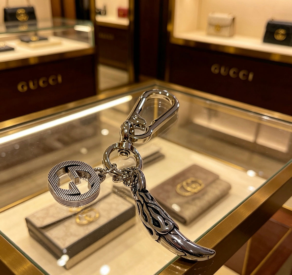 Gucci Anger Forest Interlocking G Key Keychain - album image 6