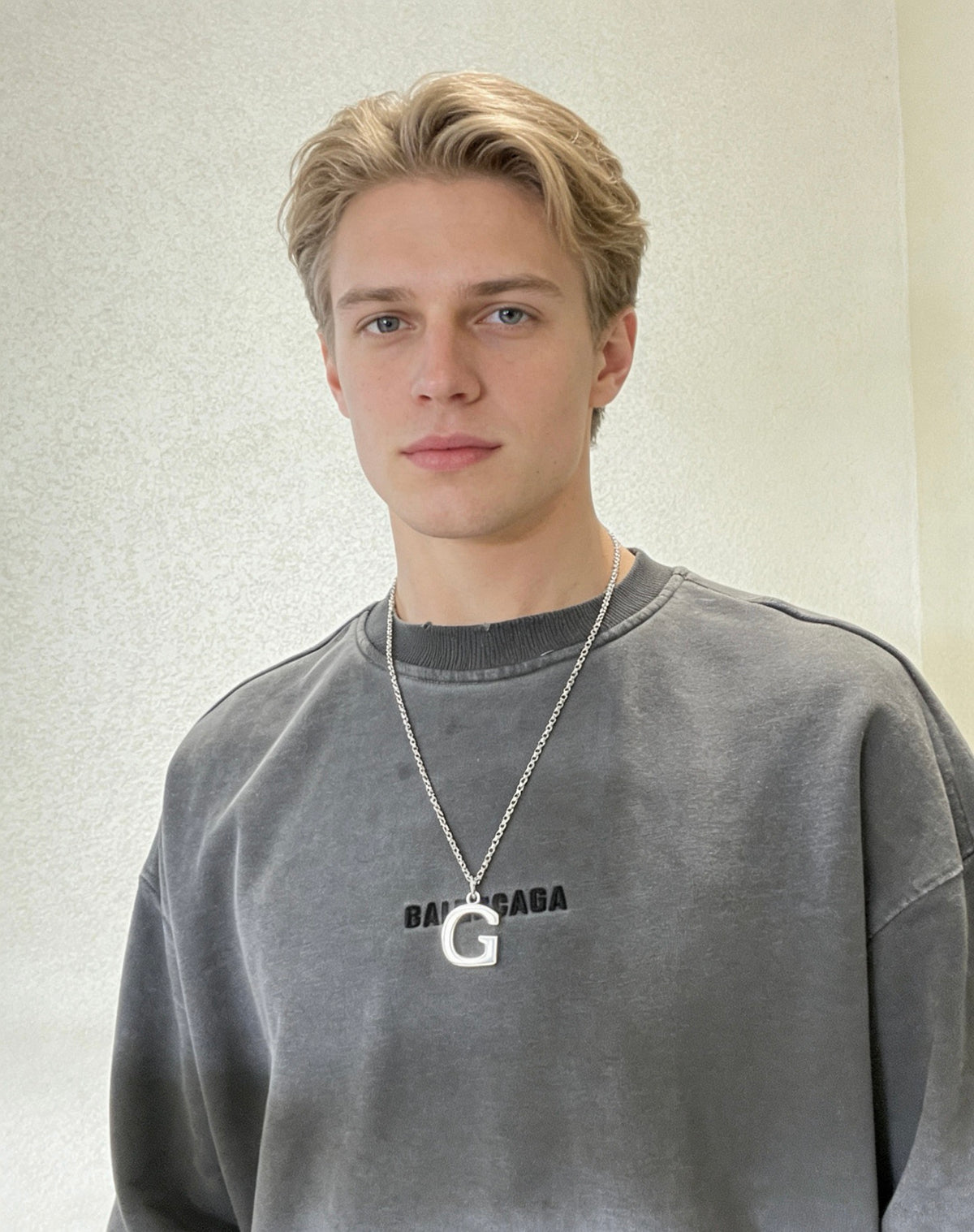 Gucci Anger Forest Interlocking G Antiqued Chain Necklace - album image 6