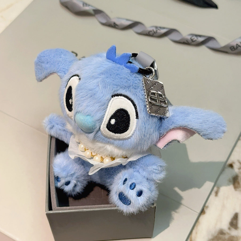 Balenciaga Light Blue Character Plush Keychain - album image 8