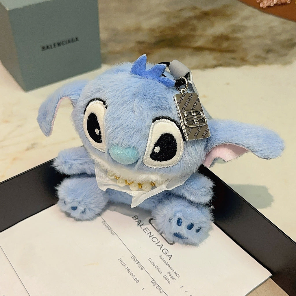 Balenciaga Light Blue Character Plush Keychain - album image 4