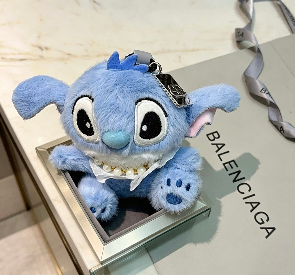 Balenciaga Light Blue Character Plush Keychain - album image 6