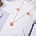Dior Rose-Gold-Tone Floral Disc Necklace - product image 1