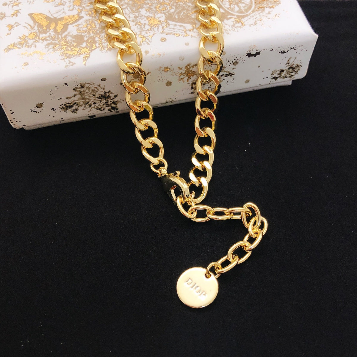 Dior Star Bee Heart and Clover Necklace - product image 2