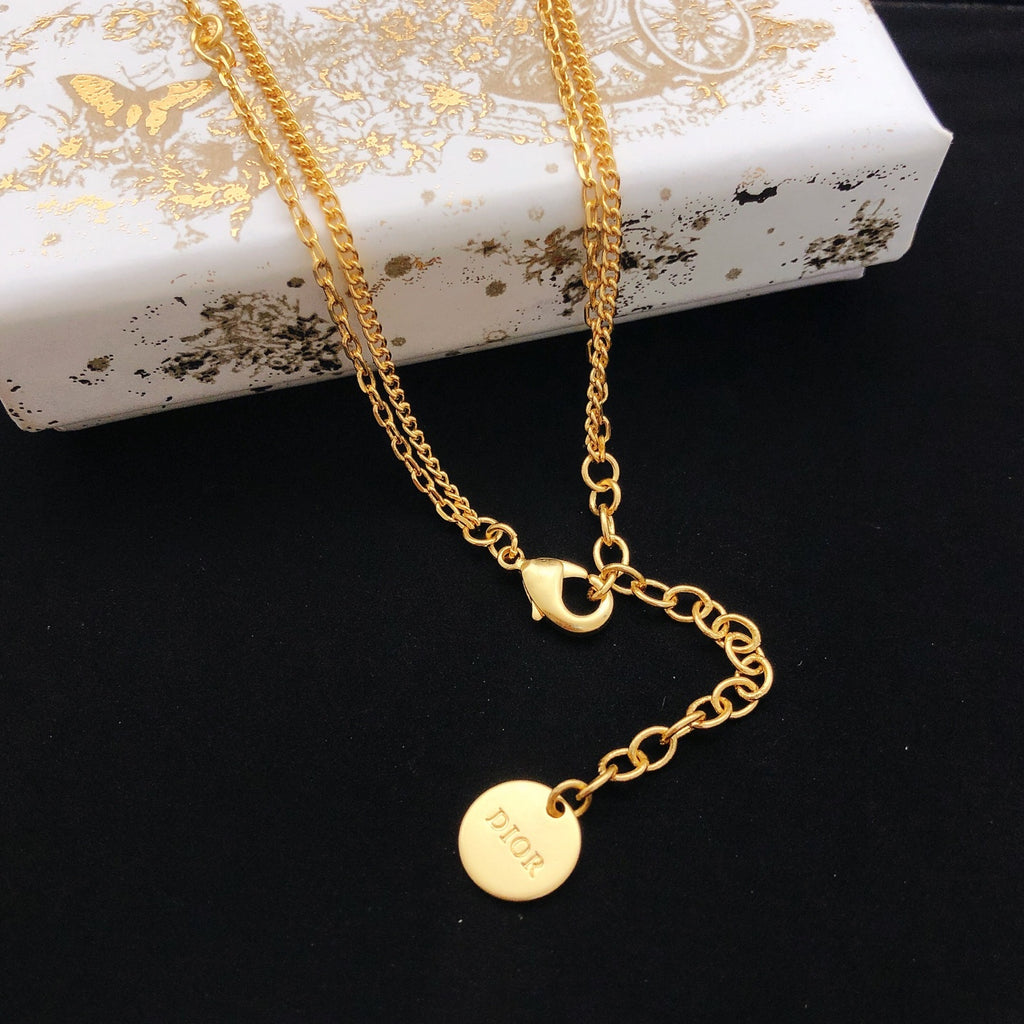 Dior CD Heart Drop Necklace - product image 2