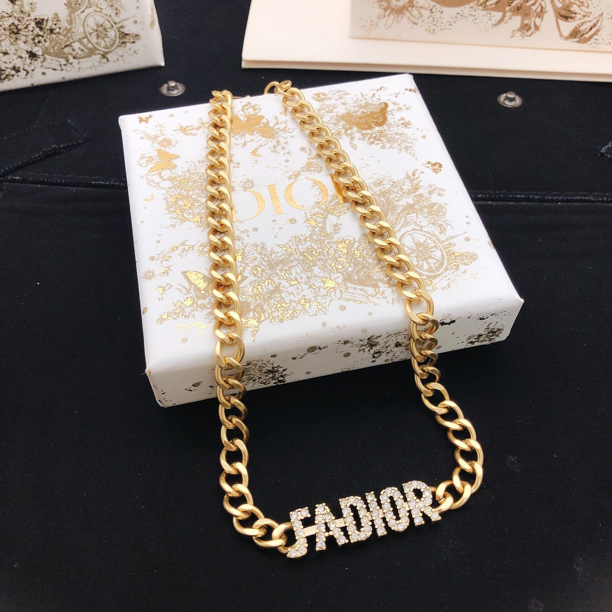Dior J'Adior Curb-Chain Necklace - product image 1