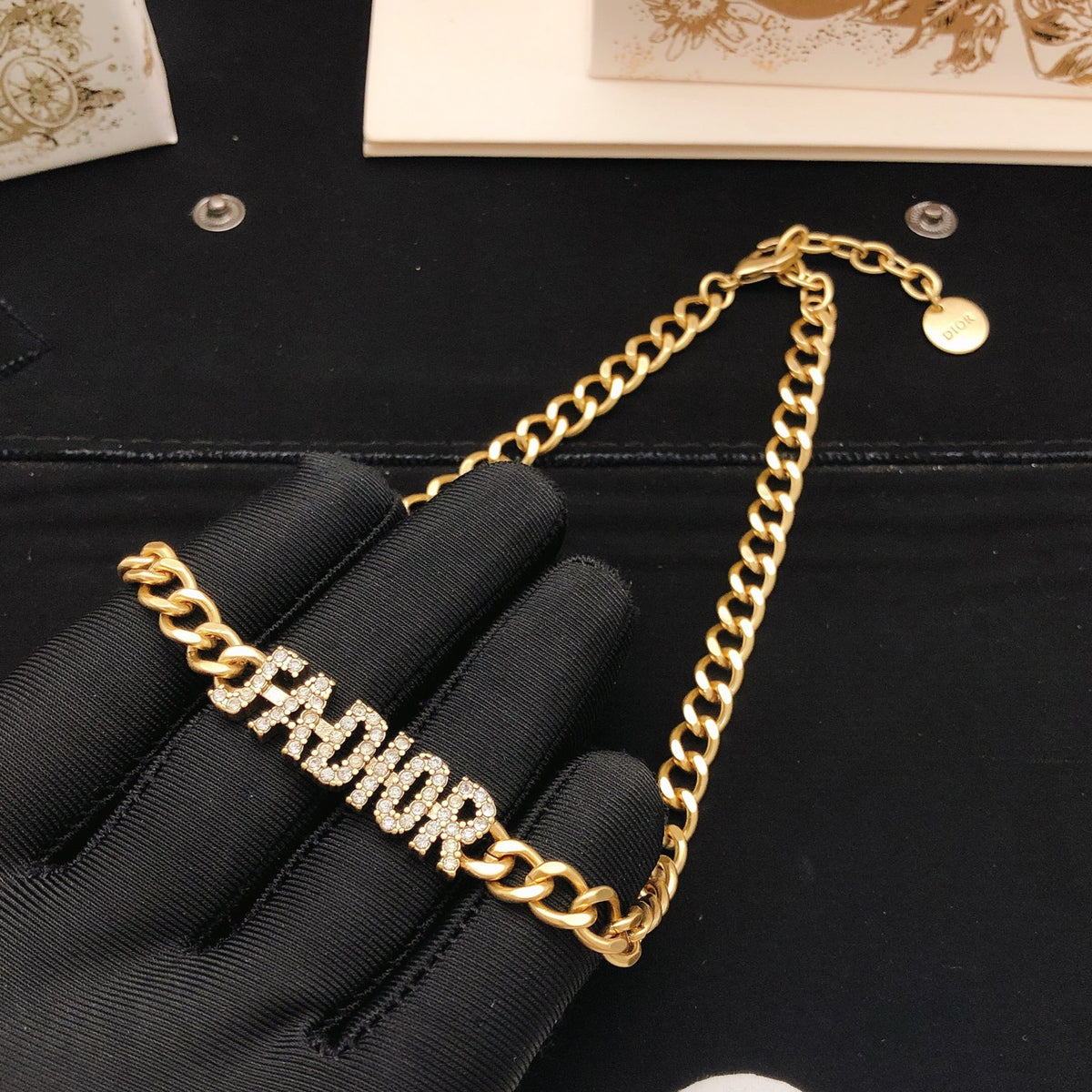 Dior J'Adior Curb-Chain Necklace - product image 4