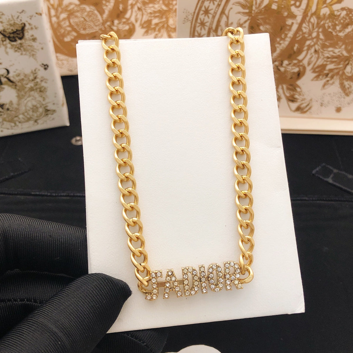 Dior J'Adior Curb-Chain Necklace - product image 5