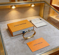 Louis Vuitton Silver-Tone Double Band Bangle - album image 1