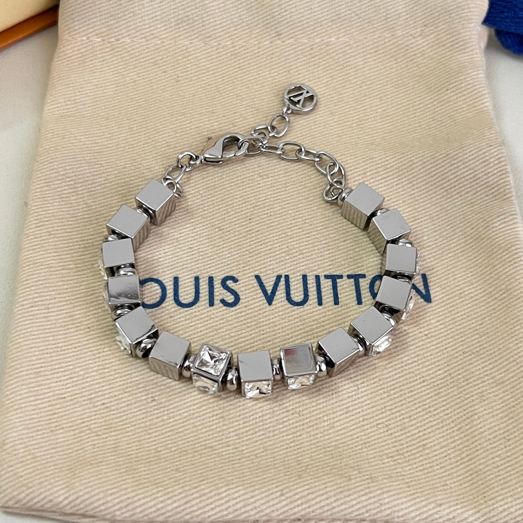 Louis Vuitton Silver-Tone Circular Link Bracelet - album image 6