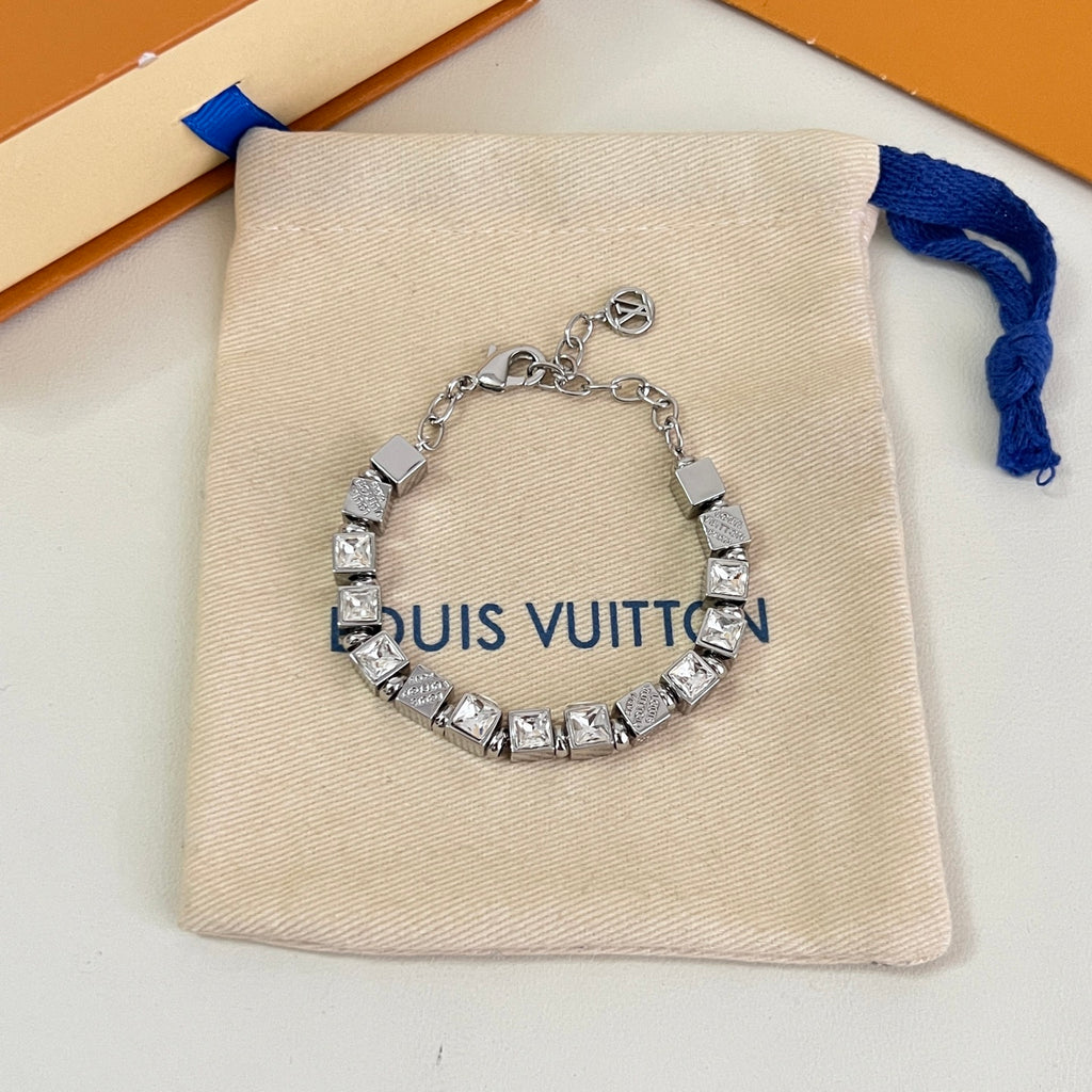 Louis Vuitton Silver-Tone Circular Link Bracelet - album image 4
