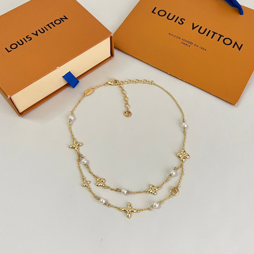 Louis Vuitton Gold-Tone Flower Charm Bracelet - album image 2