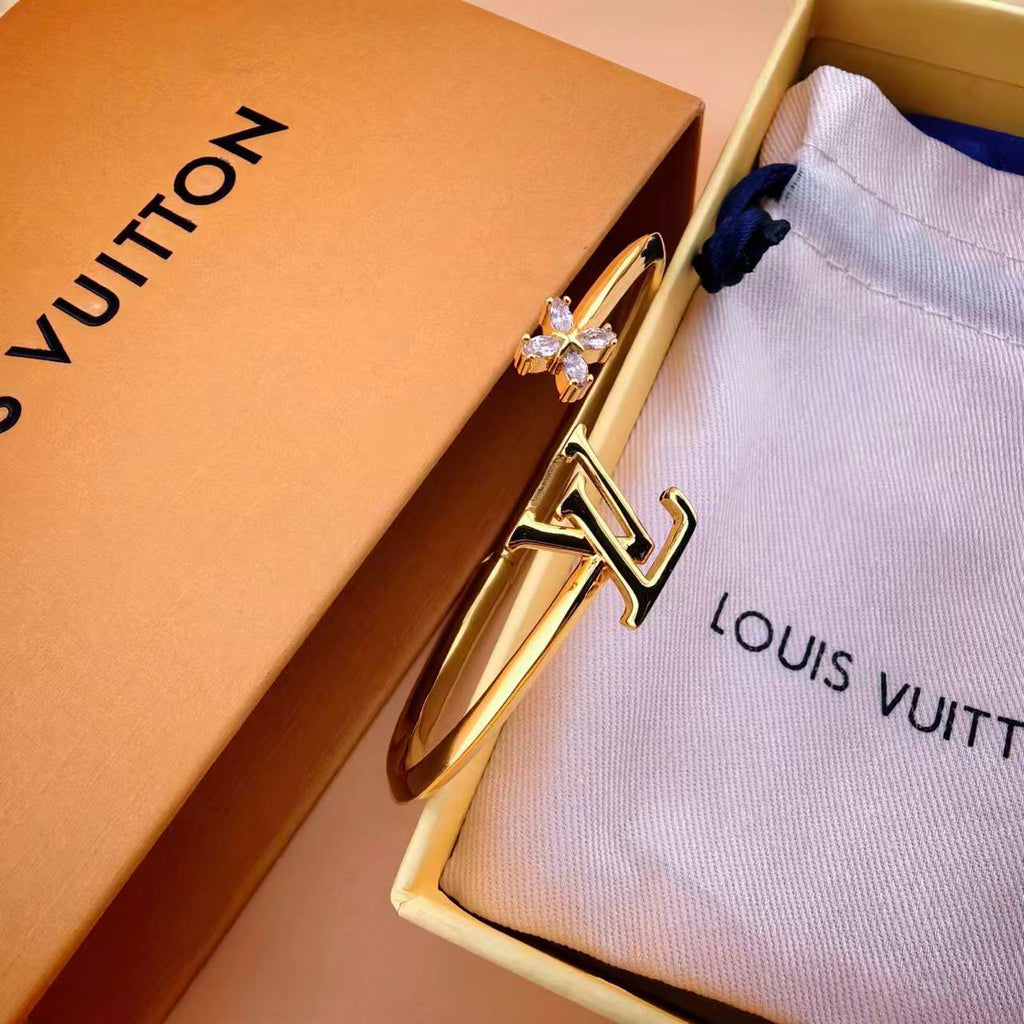 Louis Vuitton LV Letter Open Bangle - album image 5