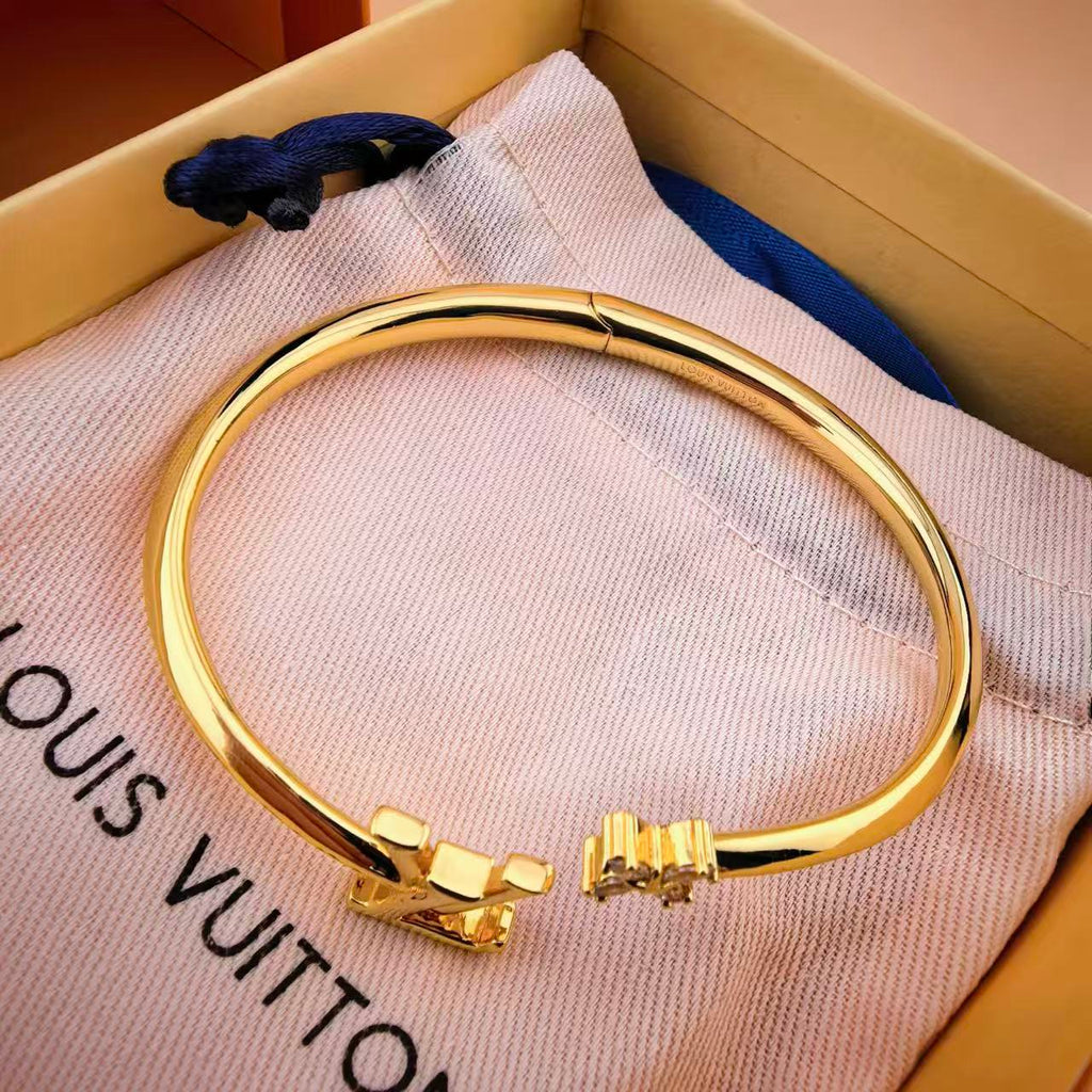 Louis Vuitton LV Letter Open Bangle - album image 7