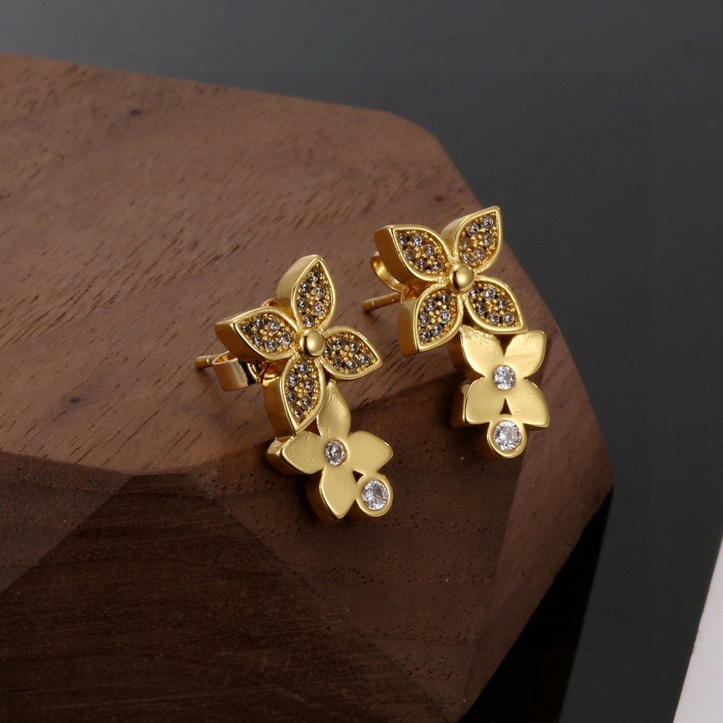 Louis Vuitton LV Letter Stud Earrings - album image 5
