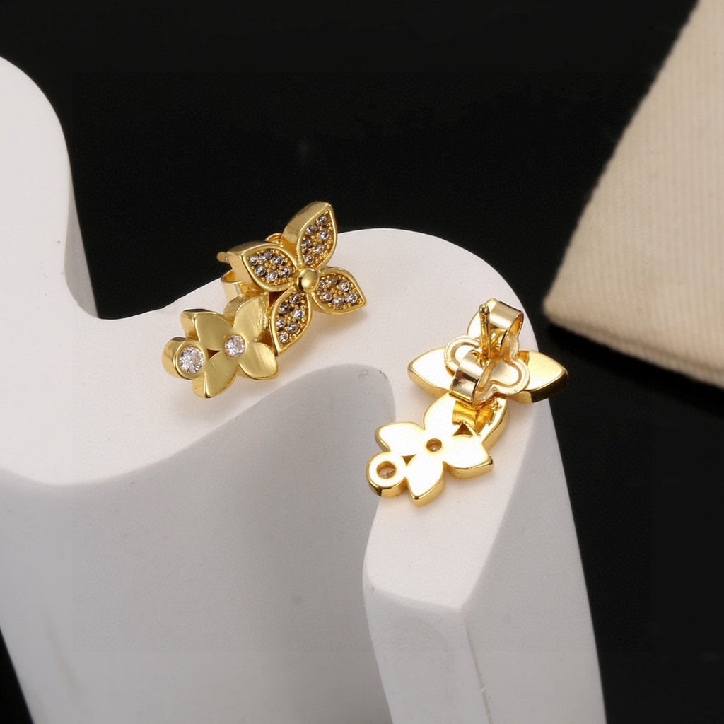 Louis Vuitton LV Letter Stud Earrings - album image 8