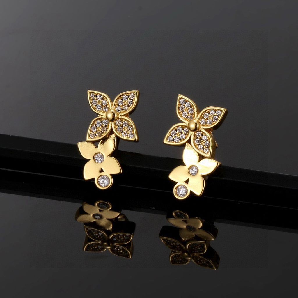 Louis Vuitton LV Letter Stud Earrings - album image 2