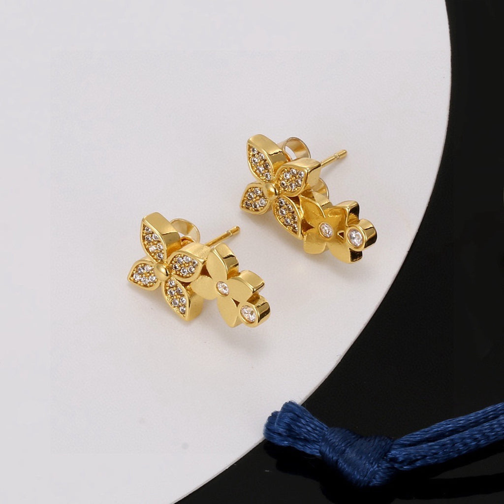 Louis Vuitton LV Letter Stud Earrings - album image 7