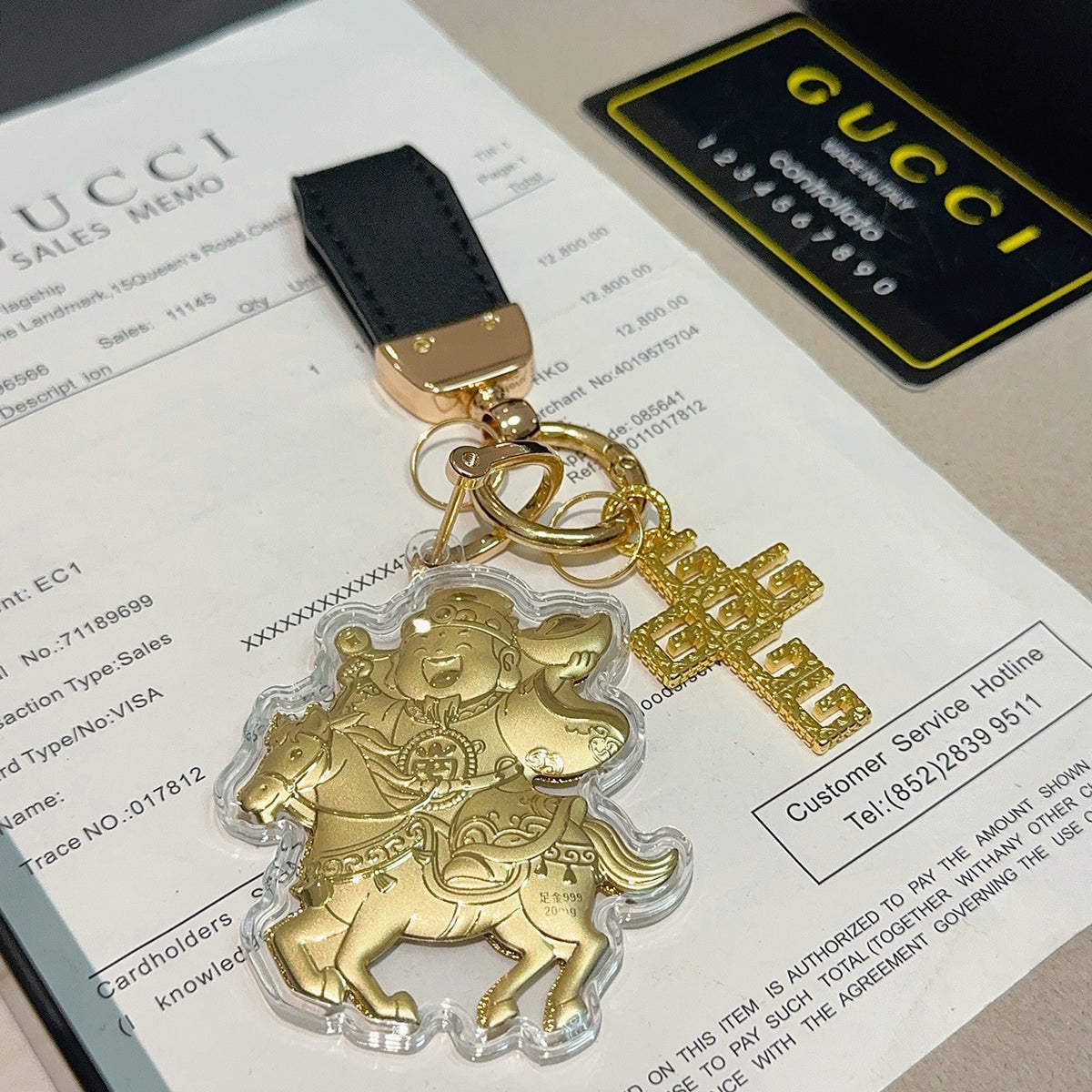 Gucci Anger Forest Interlocking G Key Keychain - album image 3