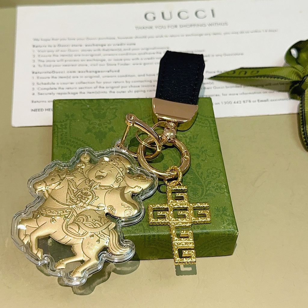 Gucci Anger Forest Interlocking G Key Keychain - album image 6