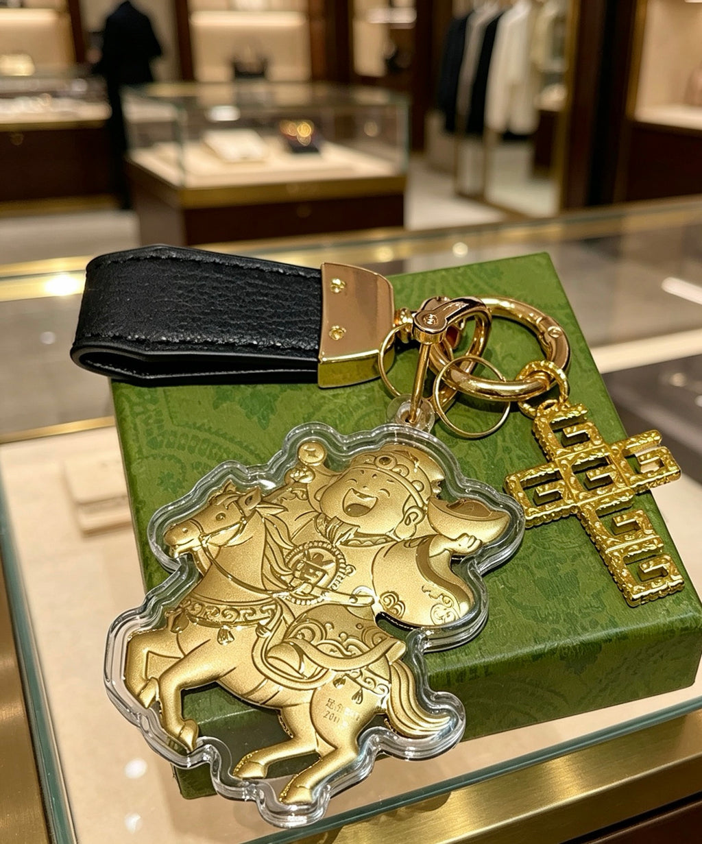 Gucci Anger Forest Interlocking G Key Keychain - album image 2