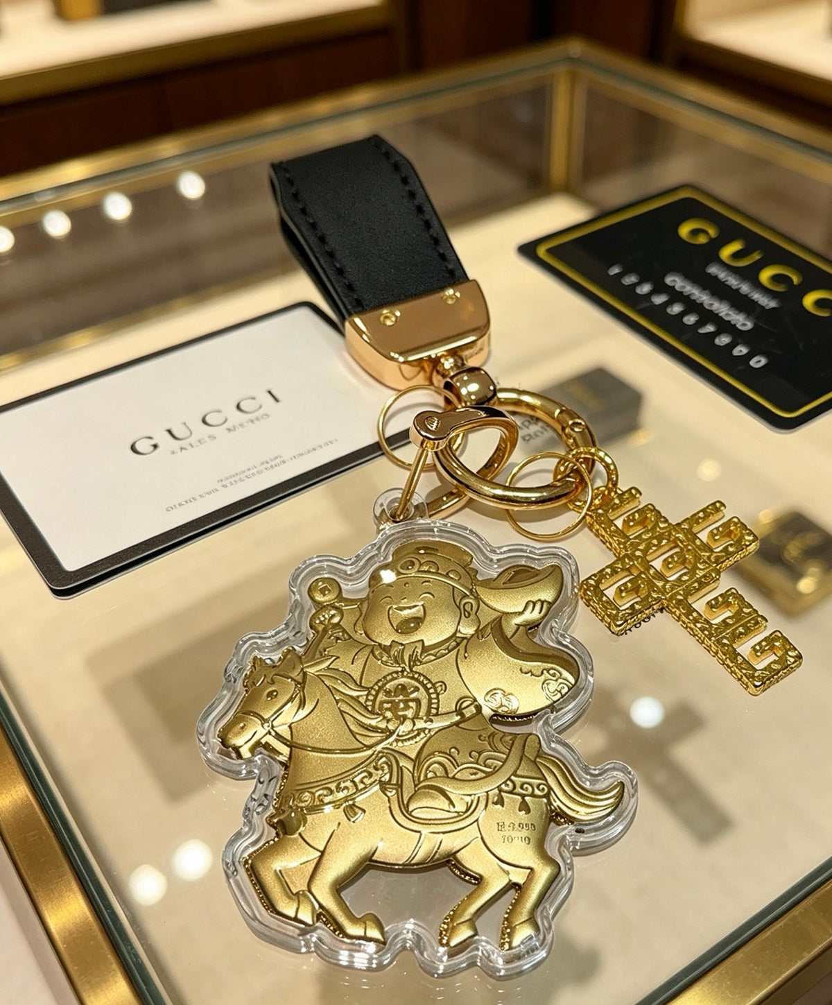 Gucci Anger Forest Interlocking G Key Keychain - album image 5