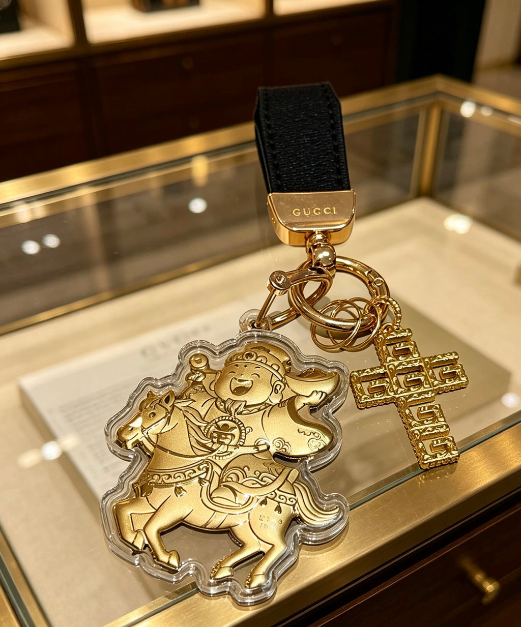 Gucci Anger Forest Interlocking G Key Keychain - album image 4