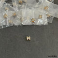 Hermès Gold-Tone Mini H Stud Earrings - album image 1