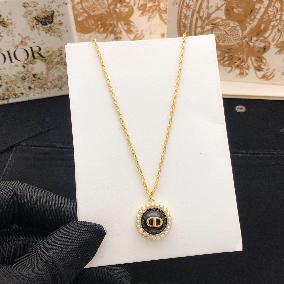 Dior Small Round CD Medallion Necklace - product image 5
