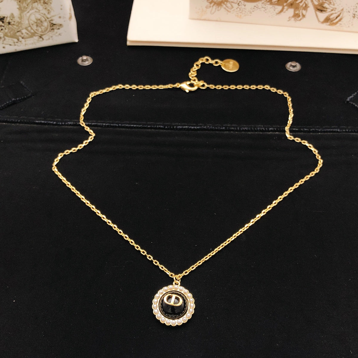 Dior Small Round CD Medallion Necklace - product image 3