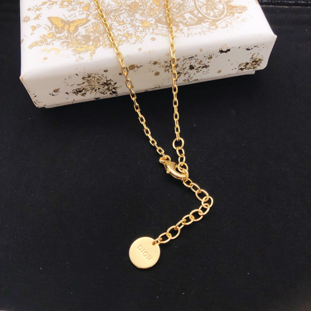 Dior Bow Pearl-Look Pendant Necklace - product image 2