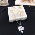 Dior Silver-Tone Miss Dior Pearl-Look Necklace - product image 1