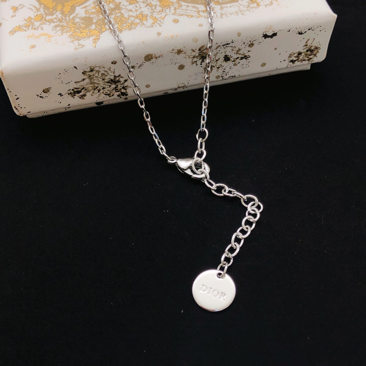 Dior Silver-Tone Miss Dior Pearl-Look Necklace - product image 2