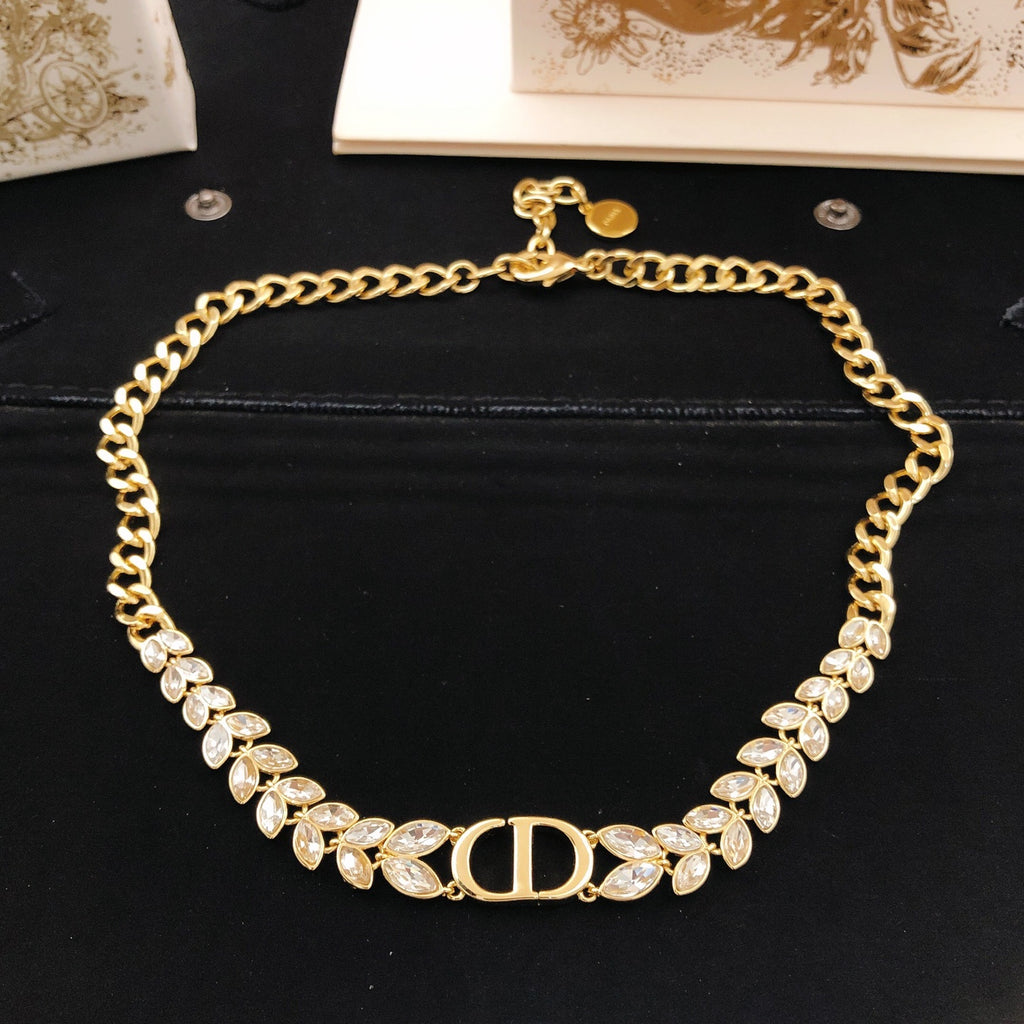 Dior Gold-Tone Repeating CD Necklace - product image 3