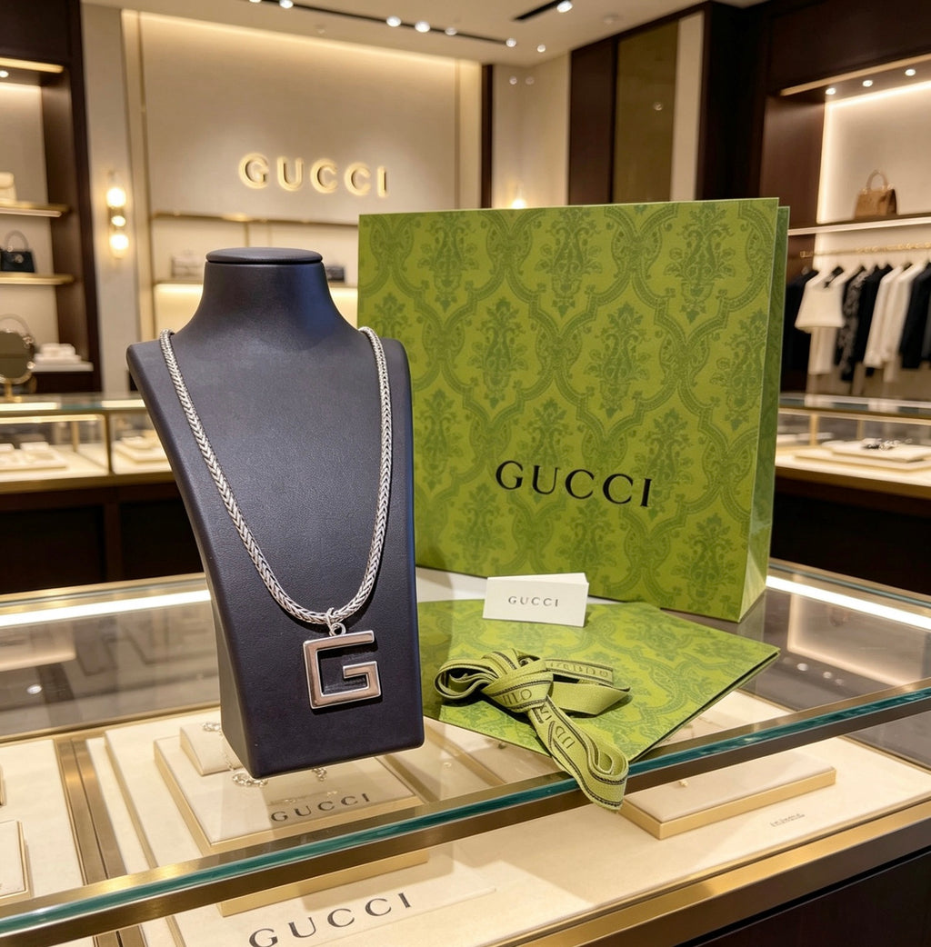 Gucci Anger Forest Interlocking G Key Chain Necklace - album image 1