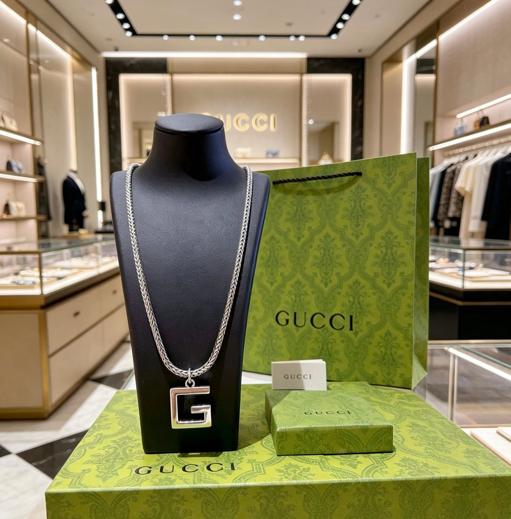 Gucci Anger Forest Interlocking G Key Chain Necklace - album image 4