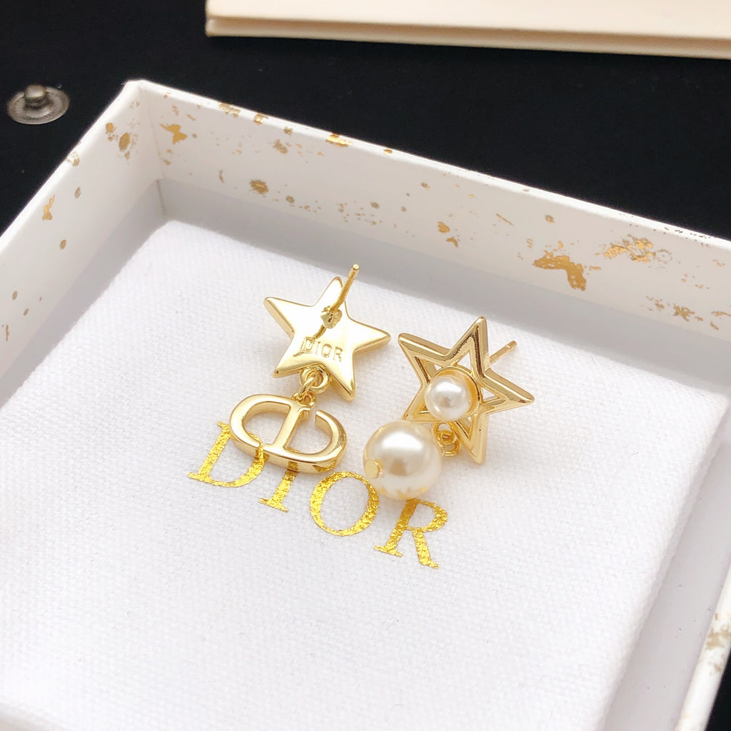 Dior Asymmetric Star and CD Earrings - product image 4