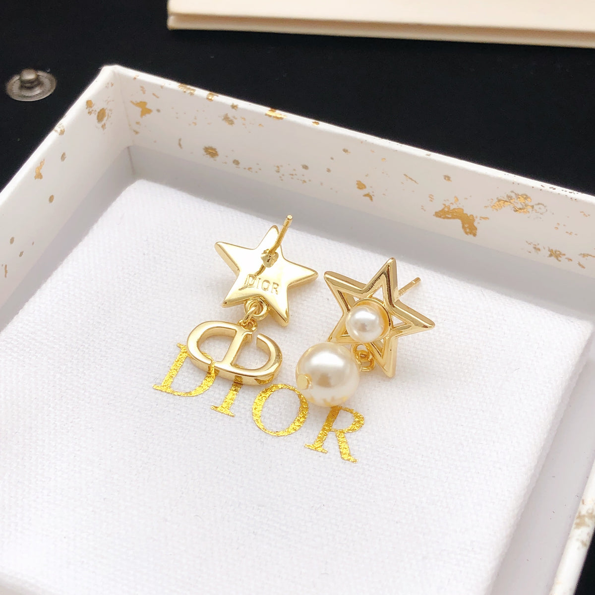 Dior Asymmetric Star and CD Earrings - product image 4