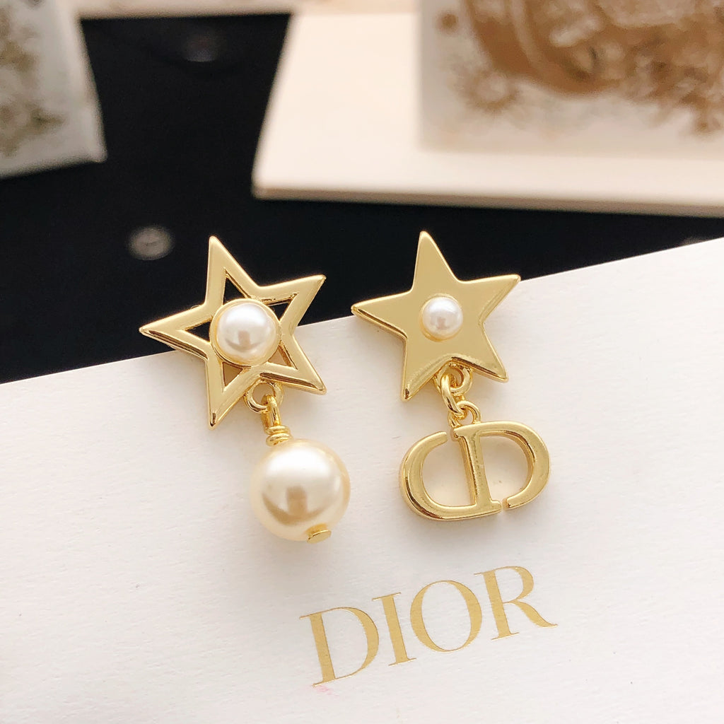 Dior Asymmetric Star and CD Earrings - product image 5
