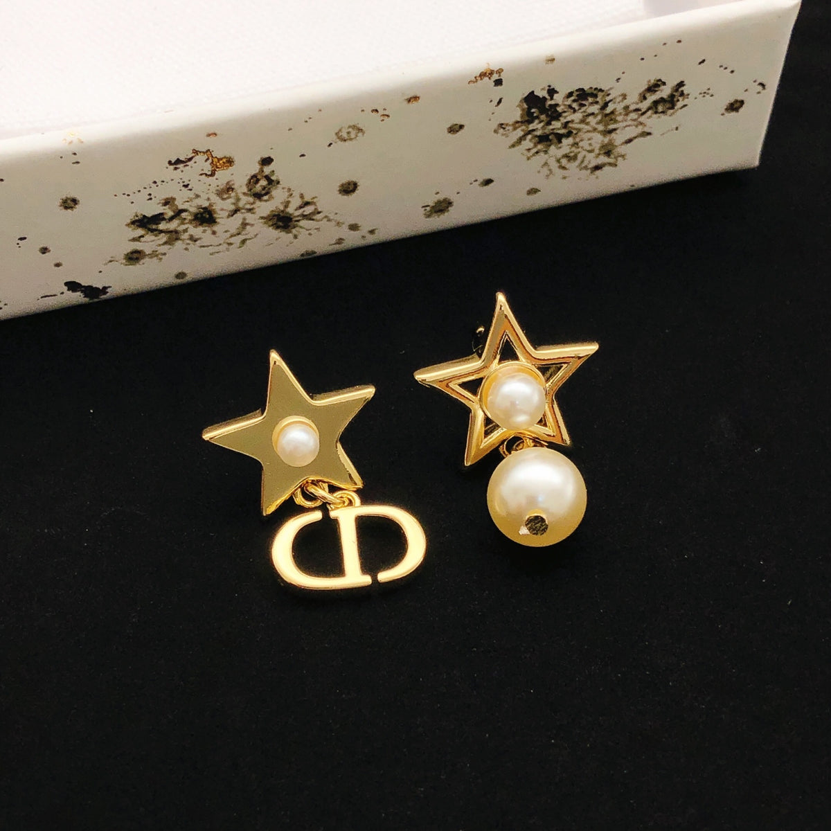 Dior Asymmetric Star and CD Earrings - product image 2