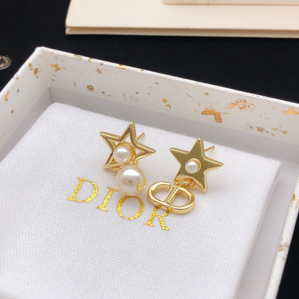 Dior Asymmetric Star and CD Earrings - product image 3