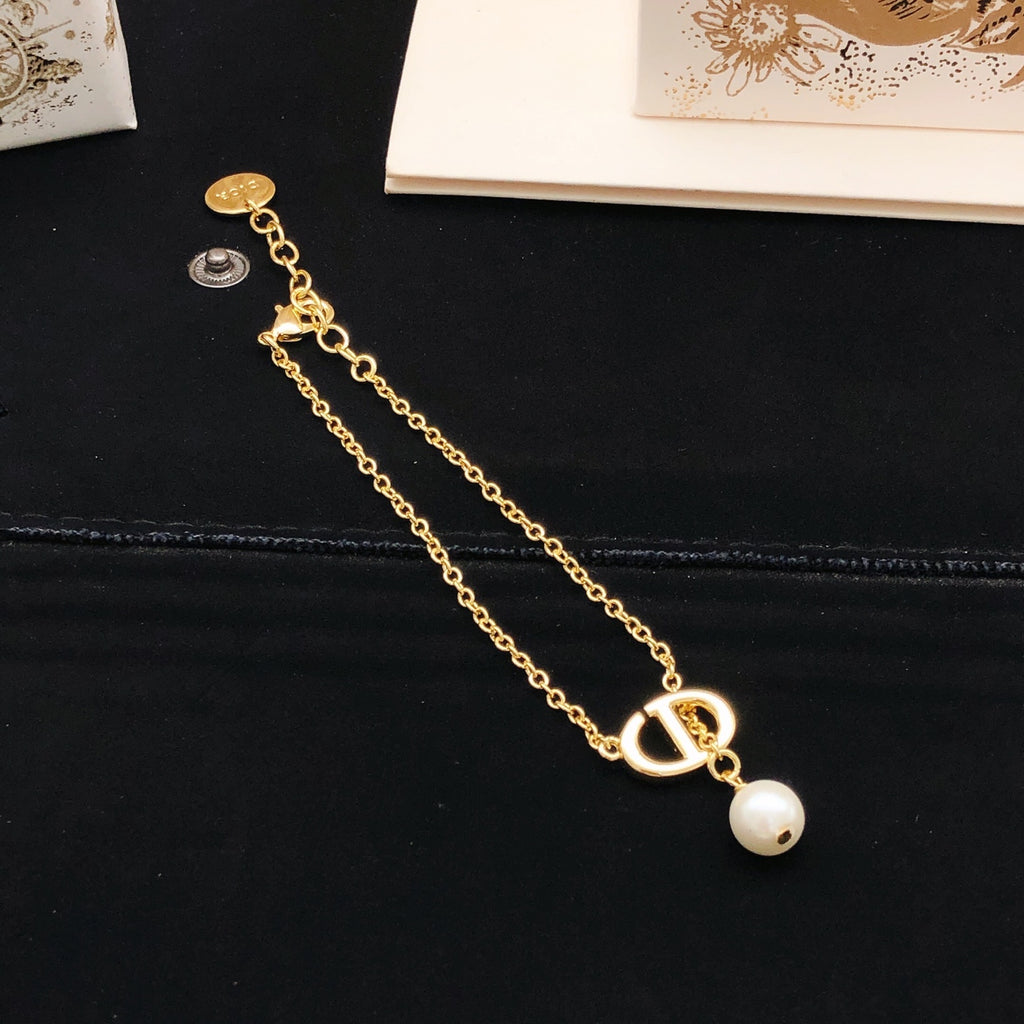 Dior Gold-Tone Letter Center Bracelet - product image 3