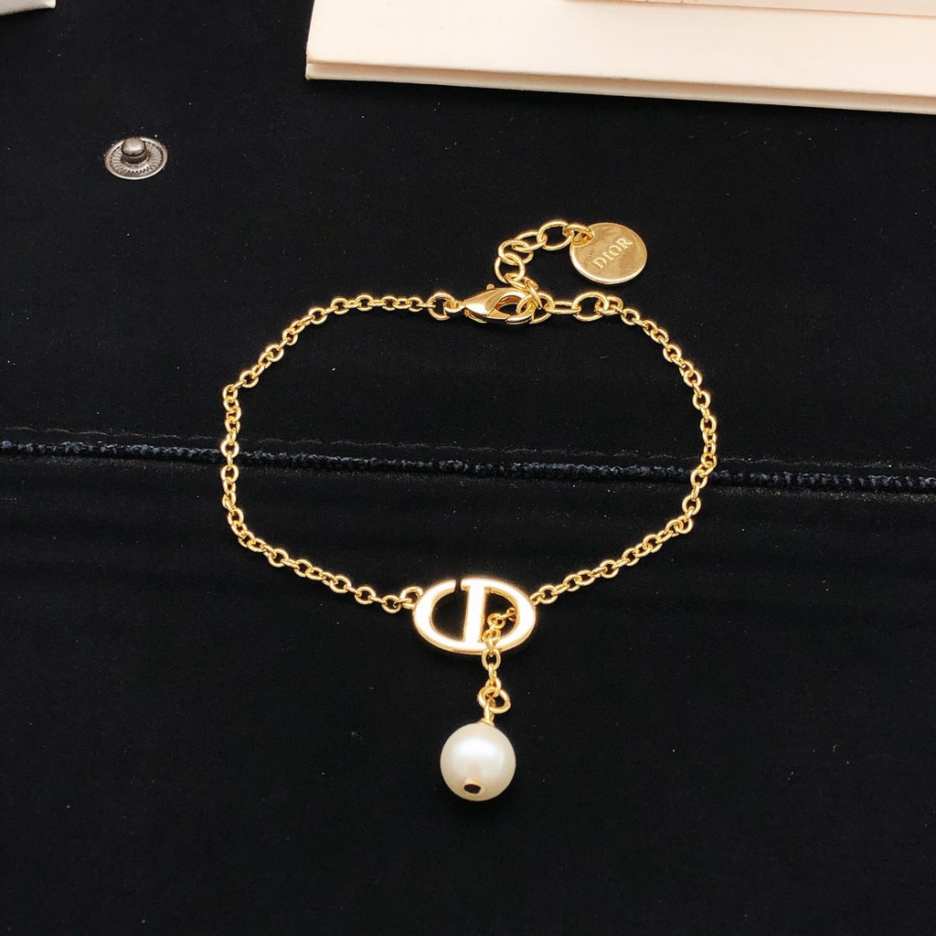 Dior Gold-Tone Letter Center Bracelet - product image 2