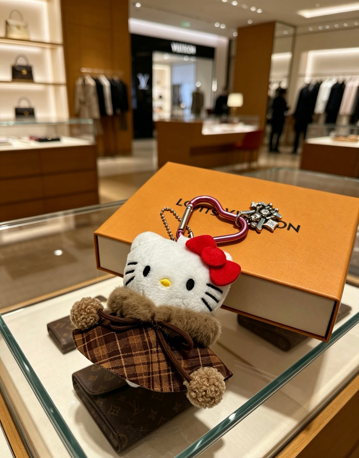 Louis Vuitton Cat Character Keychain in Multiple Outfits - album image 7
