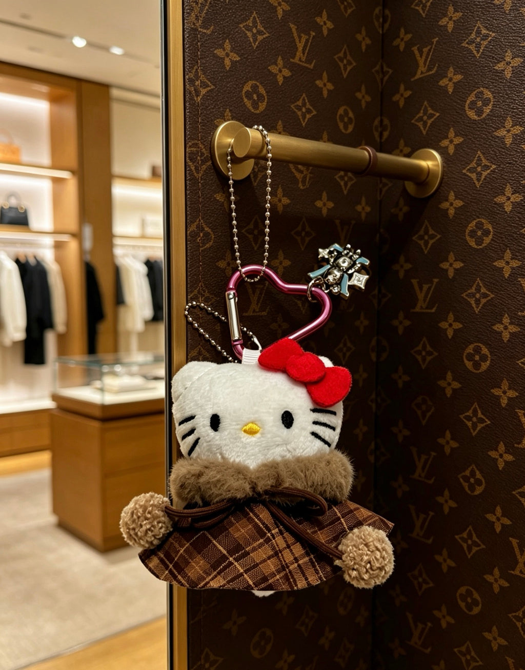 Louis Vuitton Cat Character Keychain in Multiple Outfits - album image 6