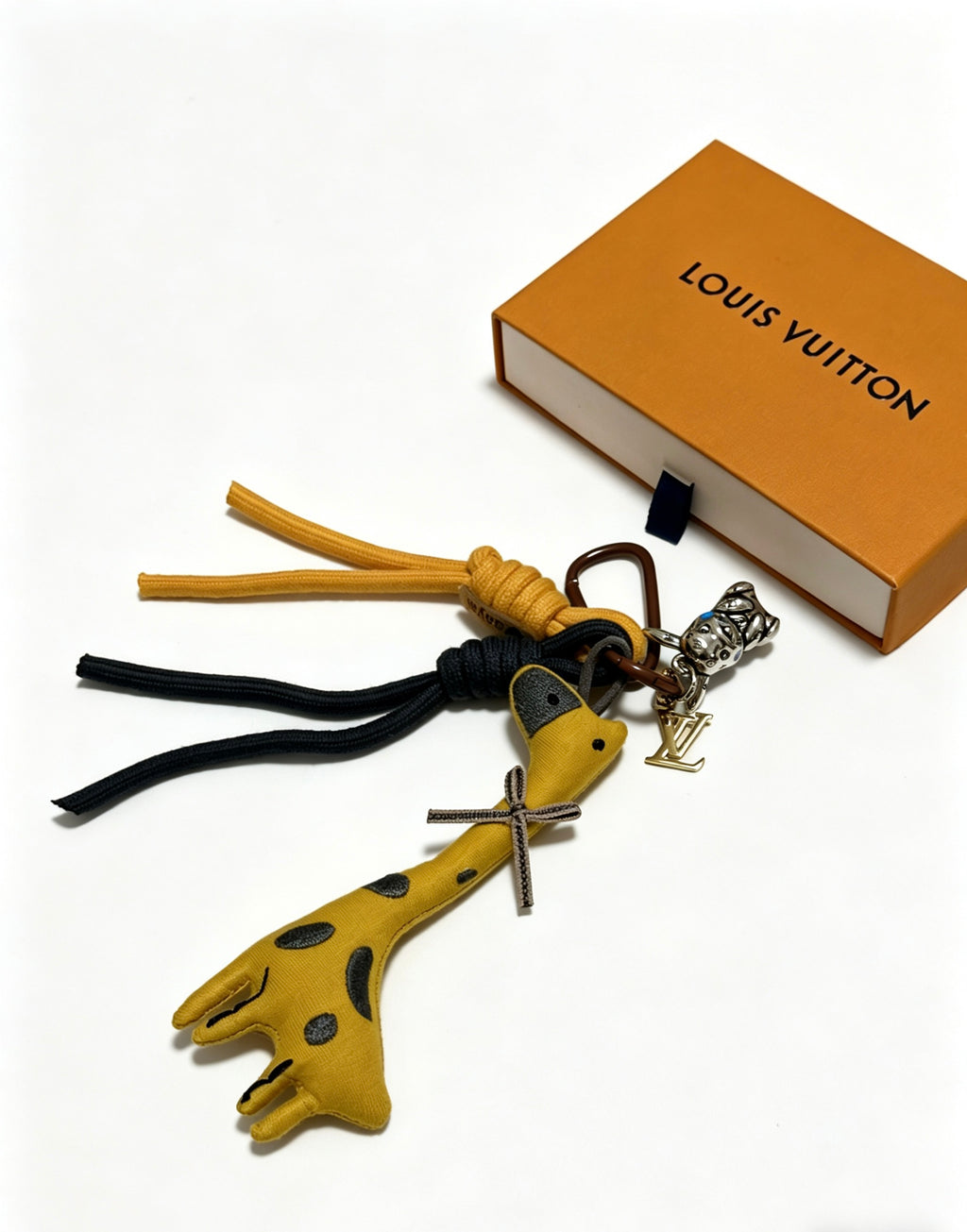 Louis Vuitton Yellow Horse Keychain with Braided Strap - album image 1