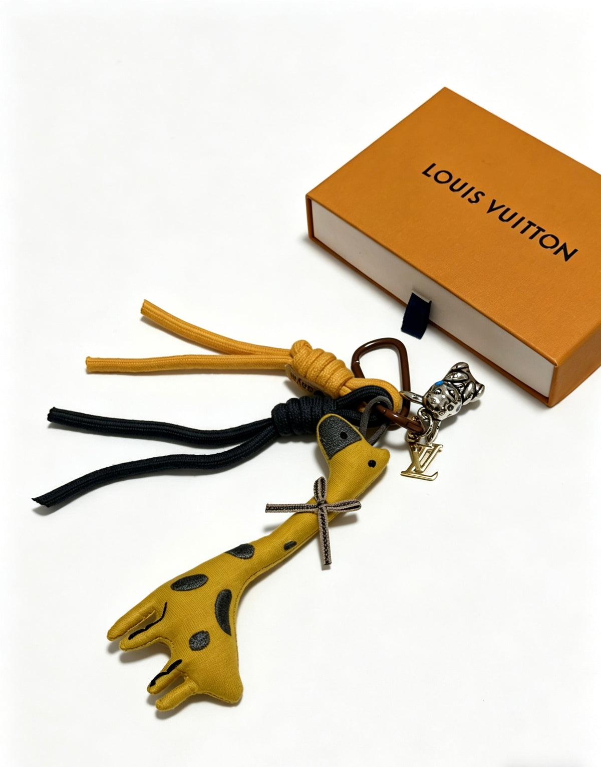 Louis Vuitton Yellow Horse Keychain with Braided Strap - album image 1